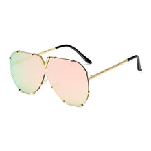 Load image into Gallery viewer, Men's Sunglasses  Oversized Sunglasses Men Brand Designer Goggle Sun Glasses Female Style Oculos De Sol UV400 O2