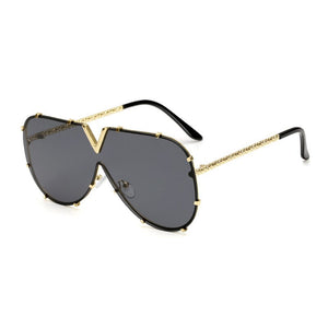 Men's Sunglasses Oversized Sunglasses Men Brand Designer Goggle Sun Glasses Female Style Oculos De Sol UV400 O2