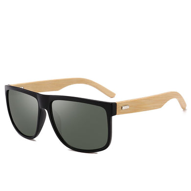 Men's Sunglasses Trend Personality Retro Vintage Anti-Uv Big Frame Wood Pc Uv400 Woman Europe America Cool Sunglasses