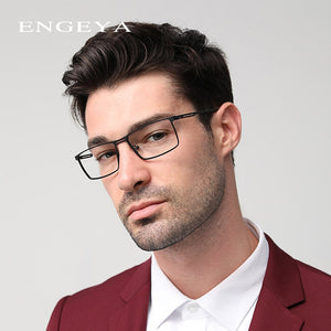 Men's Super Light Metal Optical Glasses Frame,Uinque Glasses Legs Brand Designer Prescription Eye Glasses Frame For Men #IP9009