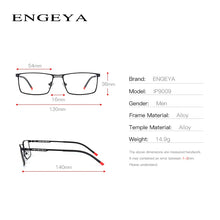 Carica l&#39;immagine nel visualizzatore di Gallery, Men&#39;s Super Light Metal Optical Glasses Frame,Uinque Glasses Legs Brand Designer Prescription Eye Glasses Frame For Men #IP9009