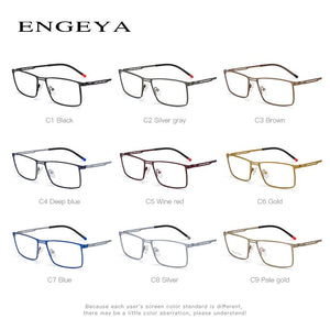 Men's Super Light Metal Optical Glasses Frame,Uinque Glasses Legs Brand Designer Prescription Eye Glasses Frame For Men #IP9009