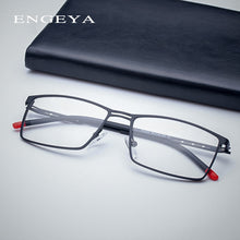 Carica l&#39;immagine nel visualizzatore di Gallery, Men&#39;s Super Light Metal Optical Glasses Frame,Uinque Glasses Legs Brand Designer Prescription Eye Glasses Frame For Men #IP9009