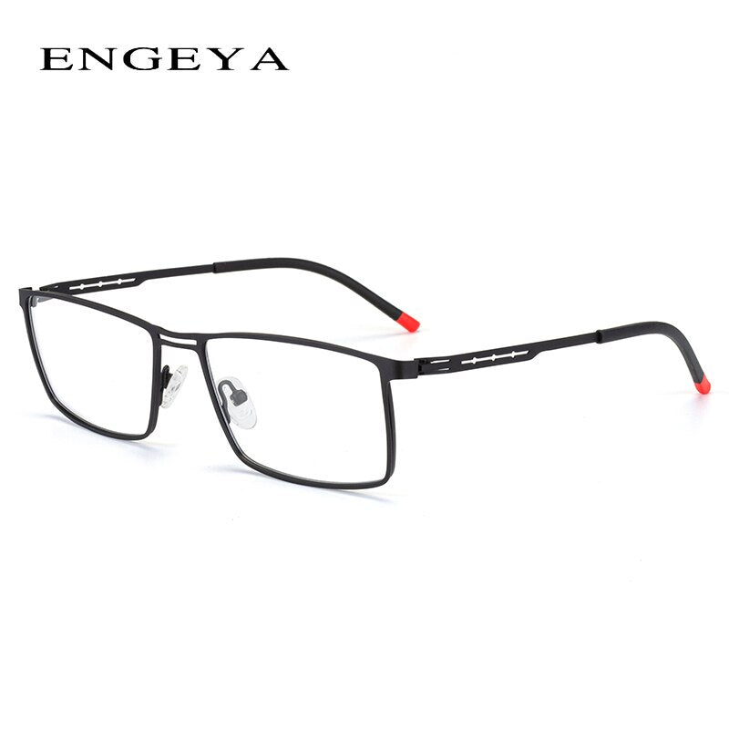 Men's Super Light Metal Optical Glasses Frame,Uinque Glasses Legs Brand Designer Prescription Eye Glasses Frame For Men #IP9009