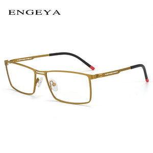 Men's Super Light Metal Optical Glasses Frame,Uinque Glasses Legs Brand Designer Prescription Eye Glasses Frame For Men #IP9009