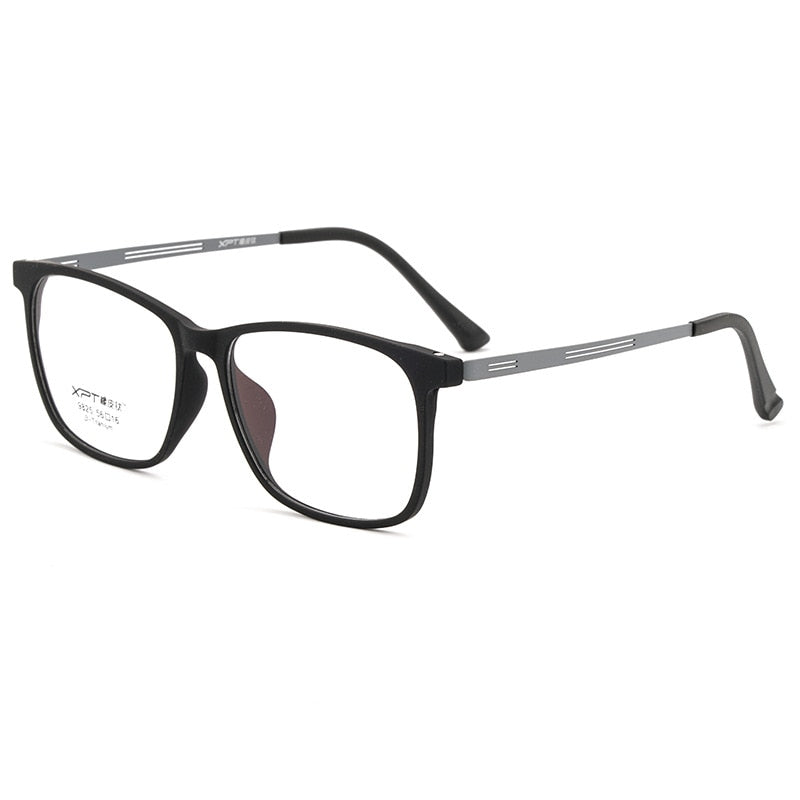 Men's Titanium Eyeglasses Frame Ultralight Myopia Glasses Full Frame Comfortable Large Size Square Optical Glasses Frame 9825