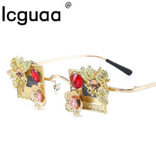 Load image into Gallery viewer, Men&#39;s Women&#39;s Small Square Sunglasses Men 2023  Brand designer Eye Protection Glasses Shade