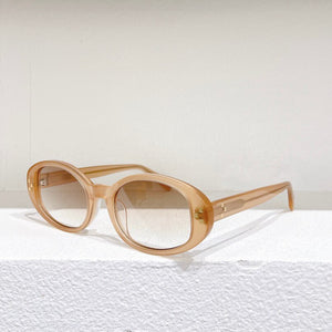 Men's Women's Universal sunglasses CL40212U oval Small frame Hip-hop style glasses Anti-UV 400 black Tortoiseshell