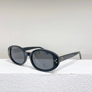 Men's Women's Universal sunglasses CL40212U oval Small frame Hip-hop style glasses Anti-UV 400 black Tortoiseshell