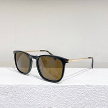 Load image into Gallery viewer, Men&#39;s Women&#39;s Universal sunglasses DB1034 Light Square frame Black and silver/Tortoiseshell Gradient lenses glasses