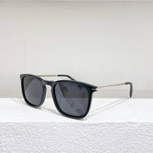 Load image into Gallery viewer, Men&#39;s Women&#39;s Universal sunglasses DB1034 Light Square frame Black and silver/Tortoiseshell Gradient lenses glasses