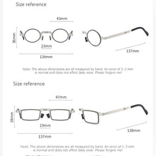 Load image into Gallery viewer, Men's and women's reading glasses, anti-blue light folding glasses, portable glasses with box +1.0 +1.5 +2.0 +2.5 +3.0 +3.5 +4.0