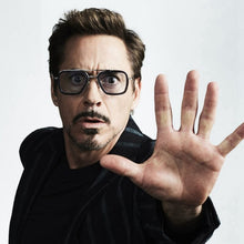 Load image into Gallery viewer, Men&#39;s and women&#39;s square frames driving sunshade men&#39;s sunglasses Iron Man glasses retro decorative men&#39;s sunglasses
