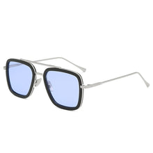 Load image into Gallery viewer, Men&#39;s and women&#39;s square frames driving sunshade men&#39;s sunglasses Iron Man glasses retro decorative men&#39;s sunglasses