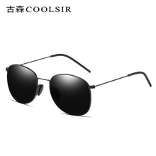 Load image into Gallery viewer, Men&#39;s glasses European and American polarized anti-glare sunglasses colorful metal frame driving sunglasses male 6050