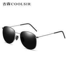 Load image into Gallery viewer, Men&#39;s glasses European and American polarized anti-glare sunglasses colorful metal frame driving sunglasses male 6050