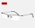 Men's glasses pure titanium frame super light half frame men's nearsighted optical glasses HT1086