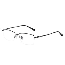 Load image into Gallery viewer, Men&#39;s pure titanium half frame glasses frame ultra light mature business myopia glasses optical prescription glasses frame F2320