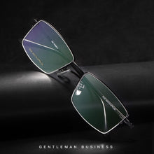 Load image into Gallery viewer, Men&#39;s pure titanium half frame glasses frame ultra light mature business myopia glasses optical prescription glasses frame F2320
