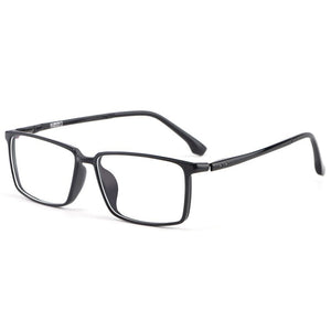 Men's retro full frame glasses plastic steel square glasses ultra light large frame glasses frame optical prescription glasses