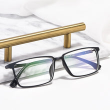 Load image into Gallery viewer, Men&#39;s retro full frame glasses plastic steel square glasses ultra light large frame glasses frame optical prescription glasses