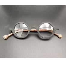Carica l&#39;immagine nel visualizzatore di Gallery, Men&#39;s retro small round glasses frame,  retro acetate optical glasses transparent lens reading glasses ladies