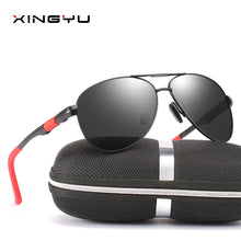 Load image into Gallery viewer, Men&#39;s sunglasses Aluuminium Magnesium frame outdoor sunglasses fishing sunglasses driving sunglasses with box and case