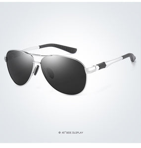 Men's sunglasses Aluuminium Magnesium frame outdoor sunglasses fishing sunglasses driving sunglasses with box and case