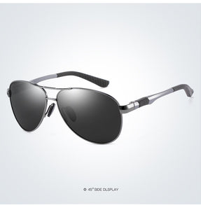 Men's sunglasses Aluuminium Magnesium frame outdoor sunglasses fishing sunglasses driving sunglasses with box and case