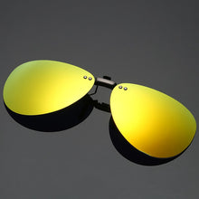 Load image into Gallery viewer, Mens Polarized Clip on Sunglasses Men Women Pilot Sun Glasses UV400 Clip Myopia Eyeglasses Night Driving Glasses ZB-82