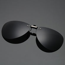 Load image into Gallery viewer, Mens Polarized Clip on Sunglasses Men Women Pilot Sun Glasses UV400 Clip Myopia Eyeglasses Night Driving Glasses ZB-82