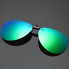 Load image into Gallery viewer, Mens Polarized Clip on Sunglasses Men Women Pilot Sun Glasses UV400 Clip Myopia Eyeglasses Night Driving Glasses ZB-82