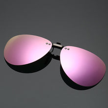 Load image into Gallery viewer, Mens Polarized Clip on Sunglasses Men Women Pilot Sun Glasses UV400 Clip Myopia Eyeglasses Night Driving Glasses ZB-82