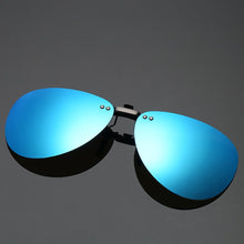 Load image into Gallery viewer, Mens Polarized Clip on Sunglasses Men Women Pilot Sun Glasses UV400 Clip Myopia Eyeglasses Night Driving Glasses ZB-82