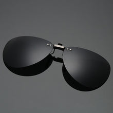 Load image into Gallery viewer, Mens Polarized Clip on Sunglasses Men Women Pilot Sun Glasses UV400 Clip Myopia Eyeglasses Night Driving Glasses ZB-82