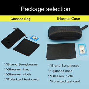 Mens Polarized Sunglasses Aluminum Frame Glasses Classic Retro Men Rectangle Sun Glasses  UV400