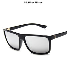 Load image into Gallery viewer, Mens Rectangle Sunglasses  Design Square Driving Sun Glasses Mirror Shades Eyewear Oculos De Sol UV400 Gafas