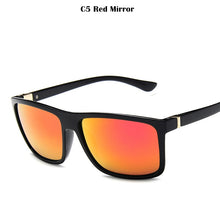 Load image into Gallery viewer, Mens Rectangle Sunglasses  Design Square Driving Sun Glasses Mirror Shades Eyewear Oculos De Sol UV400 Gafas