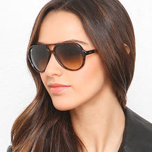 Load image into Gallery viewer, Mens Retro Aviation Driving Sunglasses Vintage Eyewear Gradient Black Pilot Eyeglasses Fishing Sun Glasses Women UV400