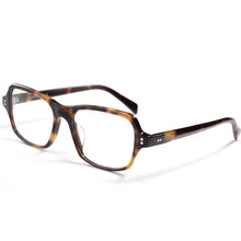 Load image into Gallery viewer, Mens Square Glasses Frame Handmade  Acetate Eyeglasses Takeshi Kaneshiro Vintage Leopard Eyeglasses Diopter Eyewear