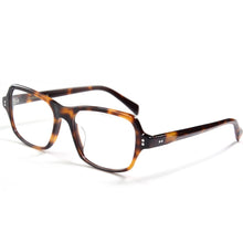 Load image into Gallery viewer, Mens Square Glasses Frame Handmade  Acetate Eyeglasses Takeshi Kaneshiro Vintage Leopard Eyeglasses Diopter Eyewear
