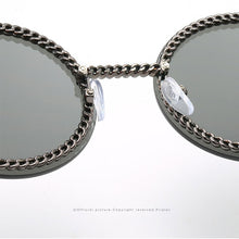 Load image into Gallery viewer, Metal Classic Vintage Round Sunglasses Luxury Brand Designer Sun Glasses With Chain Unique elegance Womens Shades lunette