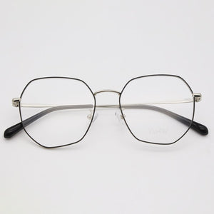 Metal Clear Eye Glasses Frames Transparent  Spectacles Optical Reading Computer Protect Fill Prescription