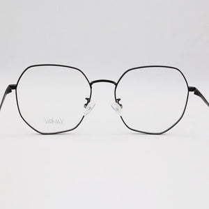 Metal Clear Eye Glasses Frames Transparent  Spectacles Optical Reading Computer Protect Fill Prescription