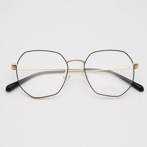 Metal Clear Eye Glasses Frames Transparent  Spectacles Optical Reading Computer Protect Fill Prescription