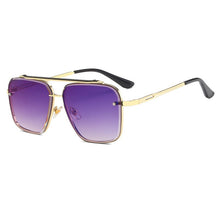 Load image into Gallery viewer, Metal Diamond Trim Big Face Glasses 2023 Sunglasses European and American Men&#39;s Sunglasses