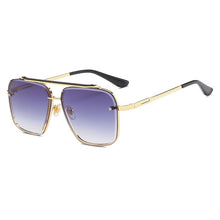 Load image into Gallery viewer, Metal Diamond Trim Big Face Glasses 2023 Sunglasses European and American Men&#39;s Sunglasses