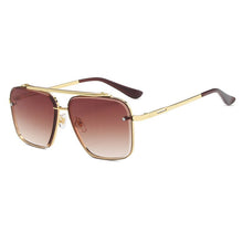 Load image into Gallery viewer, Metal Diamond Trim Big Face Glasses 2023 Sunglasses European and American Men&#39;s Sunglasses