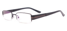 Carica l&#39;immagine nel visualizzatore di Gallery, Metal Eyeglass Frames Half Rim Rectangle Spectacles Men Classic Prescription Glasses For Myopia &amp; Reading