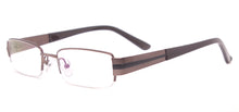Load image into Gallery viewer, Metal Eyeglass Frames Half Rim Rectangle Spectacles Men Classic Prescription Glasses For Myopia &amp; Reading